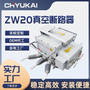 现货真空断路器zw20-12k/630智能隔离10kv高压分界零序柱上开关 1台