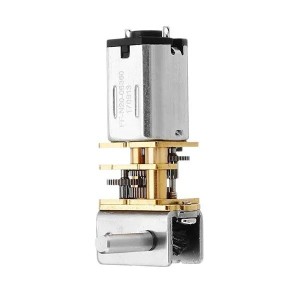 科隆新品GW12N20蜗轮蜗杆减速电机直流齿轮马达断电自锁DC3V6V12V