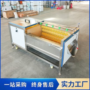 毛辊清洗机 全自动红薯土豆清洗去皮机 货源厂家 商用毛刷清洗机