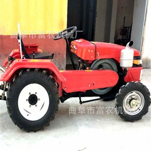 单缸四轮拖拉机家用小型32马力时风拖拉机小型果园侧坐拖拉机