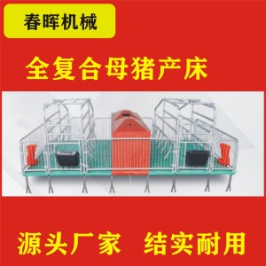 母猪产床双体母猪产床定位栏全复合母猪分娩床 产保一体