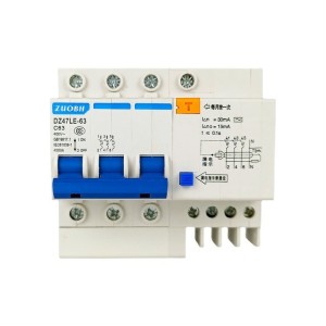 小型漏电断路器DZ47LE-63漏保开关1P+N2P3P+N4P漏电保 护器开关 2只