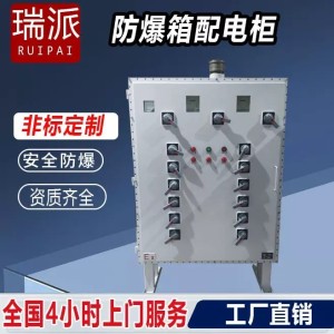 立式防爆配电箱电成套配电柜气体等级IIBT4电控箱防爆柜控制箱